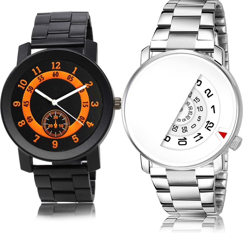combo watch Analog Watch - For Men Treading Present Chain Watch And Day And Date Watch - B850-BL46.106 (Combo Of 2 )