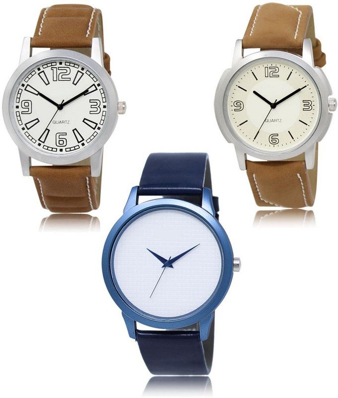 New latest Designer Combo of 3 Analog Watch - For Men LR-15-16-33