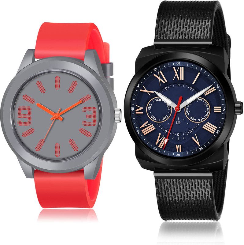 Analog Watch - For Men Classical Tread 2 Watch Combo For Boys And Men - BM101-(62-S-10)