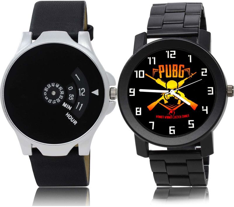 combo watch Analog Watch - For Boys Modern Italian Designer Speedometer And Pubg Military Army Chain Watch Combo Watch For Boys And Men - BO52-B641