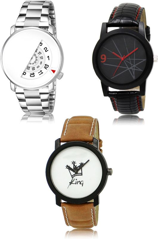 New latest Designer Combo of 3 Analog Watch - For Men 106-08-18