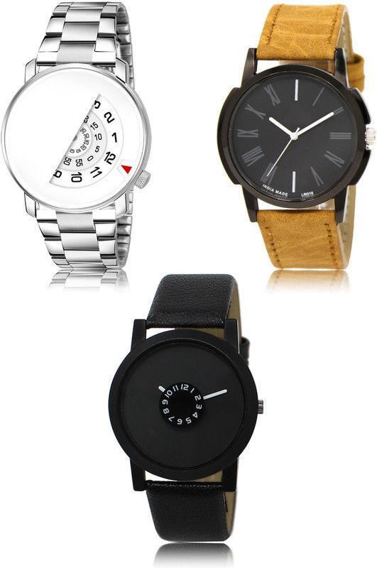 New latest Designer Combo of 3 Analog Watch - For Men 106-19-25