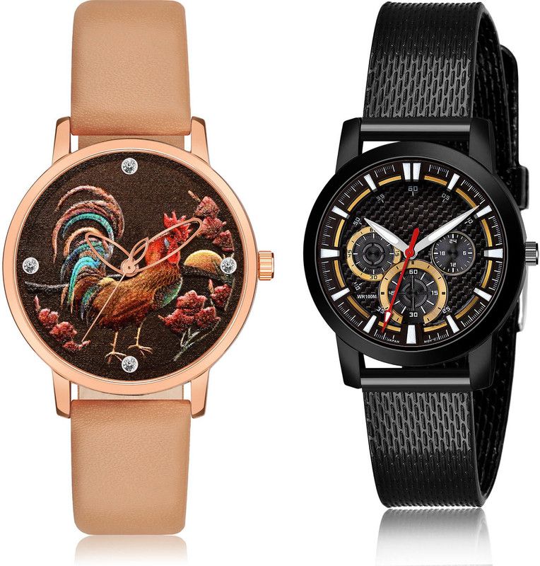 Analog Watch - For Girls Contemporary Exclusive 2 Watch Combo For Women And Girls - GM367-(72-L-10)