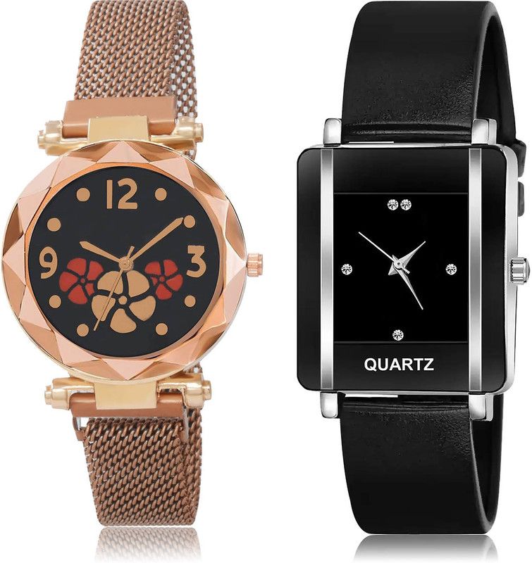 Analog Watch - For Women Latest 3D Design 2 Watch Combo For Women And Girls - G653-G12