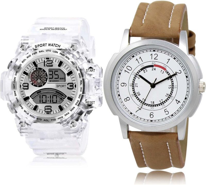 combo watch Analog-Digital Watch - For Men Classical Branded Army Digital Sports 2 Watch Combo For Boys And men - BC31-BL46.17