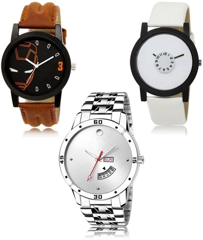 New latest Designer Combo of 3 Analog Watch - For Men LR-04-26-103