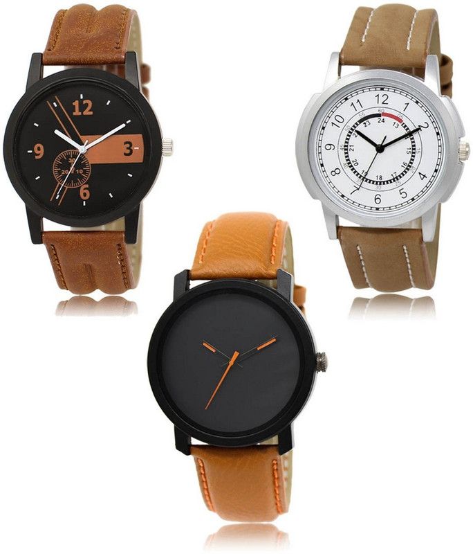 New latest Designer Combo of 3 Analog Watch - For Men LR-01-17-20