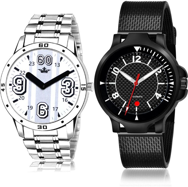 Analog Watch - For Men Modish Stylish 2 Watch Combo For Boys And Men - BL46.111-(66-S-10)