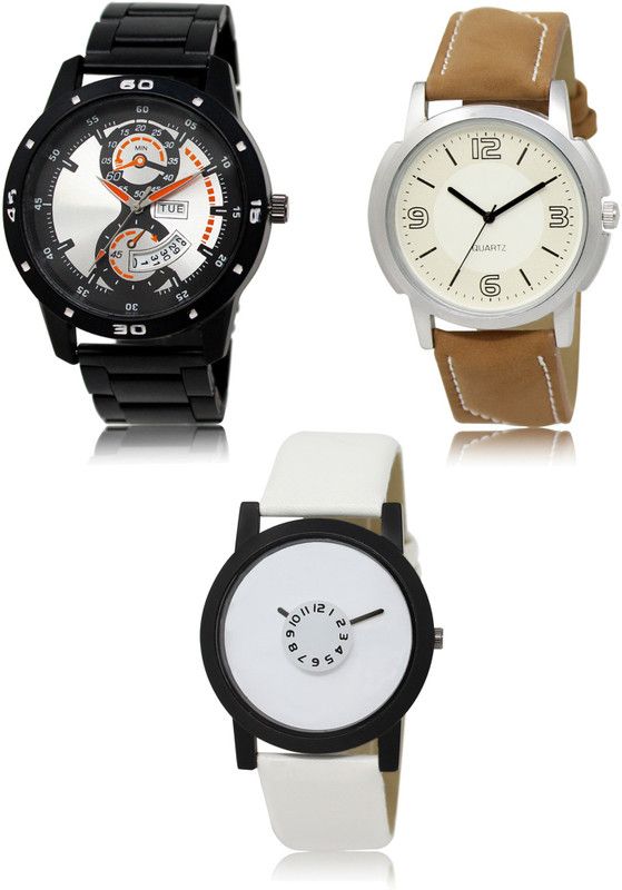 New latest Designer Combo of 3 Analog Watch - For Men 107-16-26