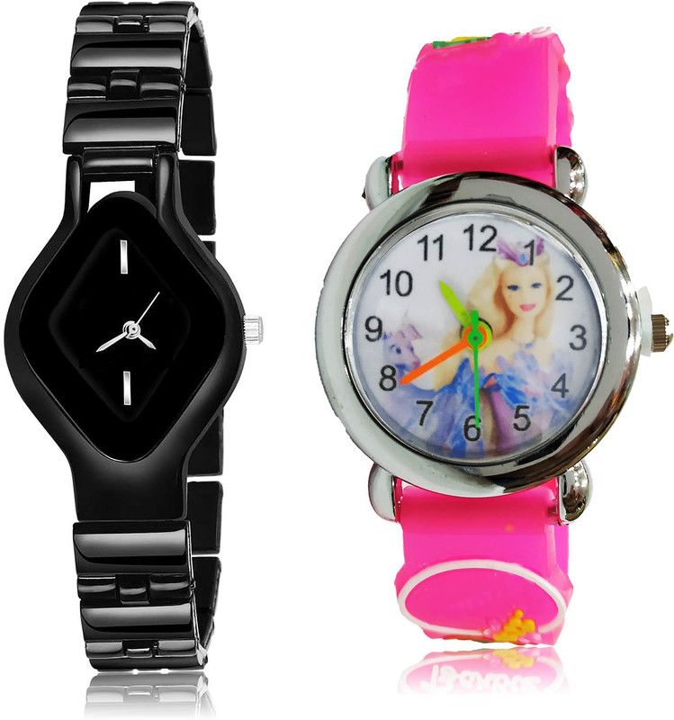 Analog Watch - For Girls Modish Formal 2 Watch Combo For Women And Girls - G654-GC42