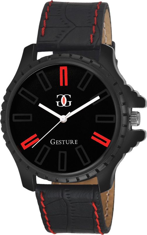 Analog Watch - For Men 212- Red n Black Elegant