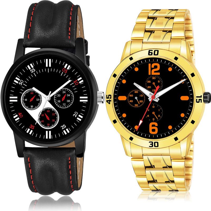 Analog Watch - For Men Brand New Royal 2 Watch Combo For Boys And Men - B104-(70-S-21)