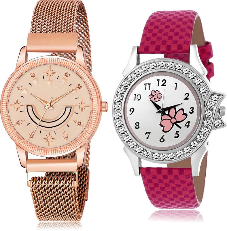 Analog Watch - For Women Modern Professional 2 Watch Combo For Women And Girls - GW68-G128