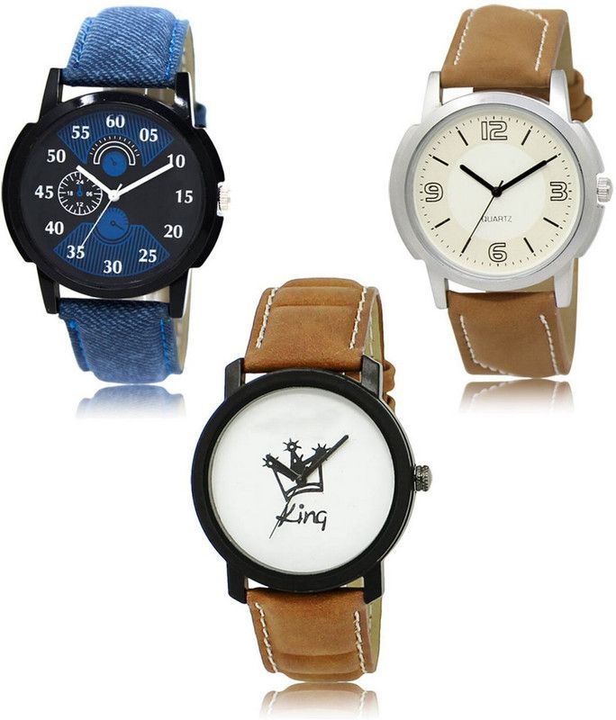 New latest Designer Combo of 3 Analog Watch - For Men LR-02-16-27