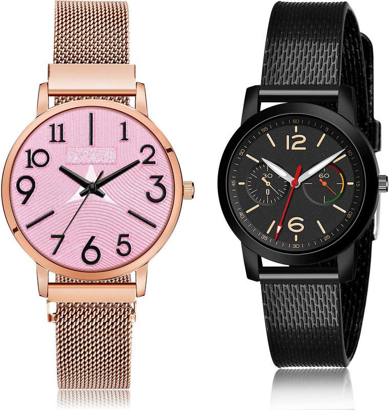 Analog Watch - For Women Best Branded 2 Watch Combo For Women And Girls - GM244-(64-L-10)