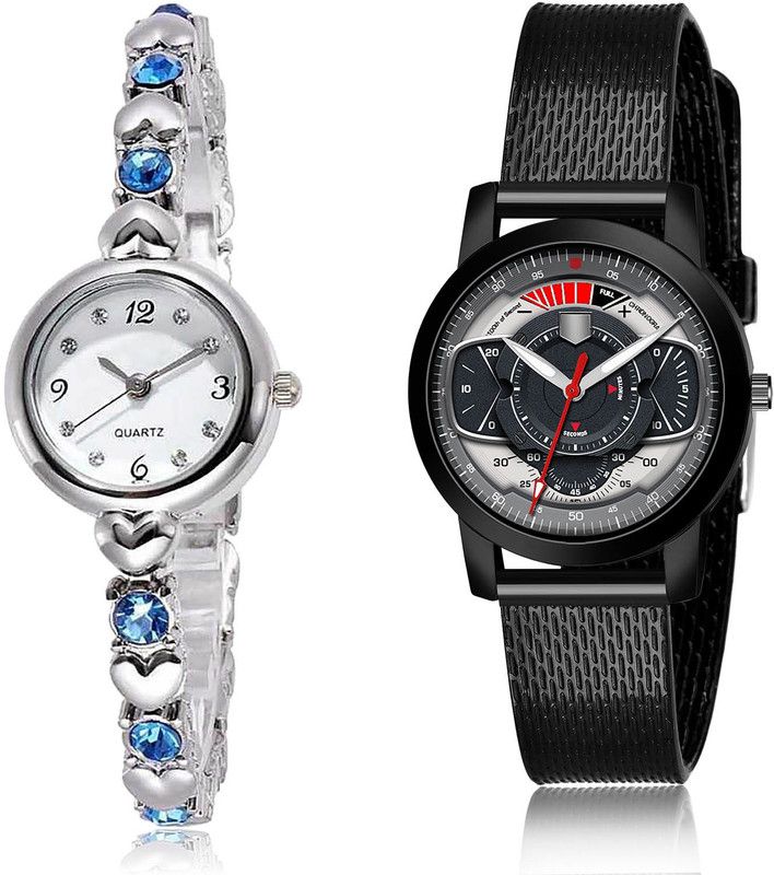 Analog Watch - For Women Brand New Designer 2 Watch Combo For Women And Girls - G454-(36-L-10)