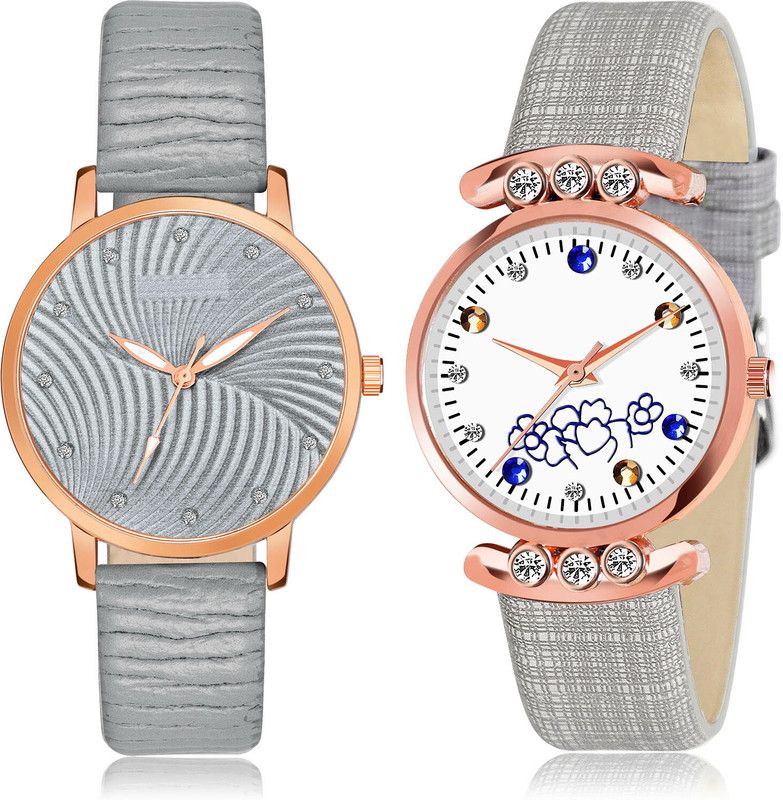 Analog Watch - For Women Classical Designer 2 Watch Combo For Women And Girls - GM385-GW3