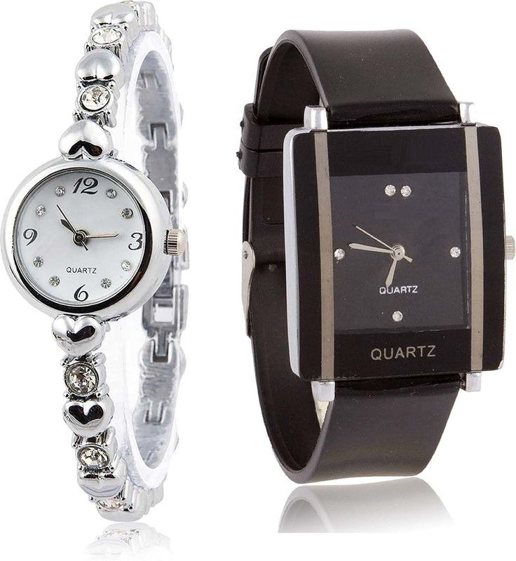 combo watch Analog Watch - For Girls Latest Traditional Stone Combo Watch For Girls And Women - G453-G12