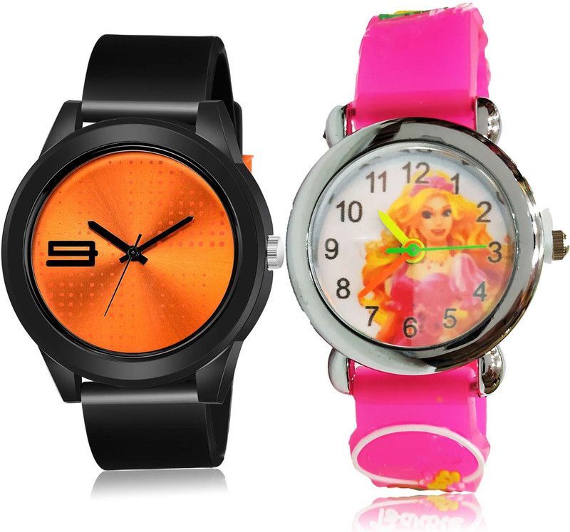 combo watch Analog Watch - For Men & Women Modern Unique Sports And Doll Kids Combo Watch For Boys And Men - BM106-BK16