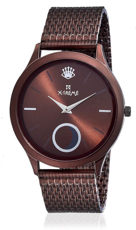 Stylish Slim Brown Dial With Brown Strap Analog Watch - For Men XM-GR067-BRBR