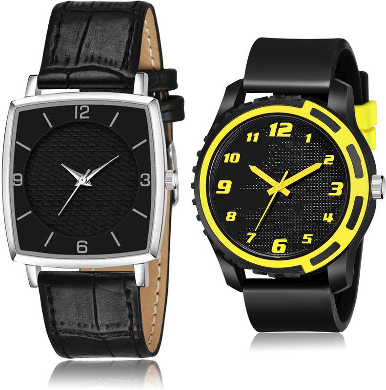 Analog Watch - For Men New Fancy 2 Watch Combo For Boys And Men - BW501-BM112