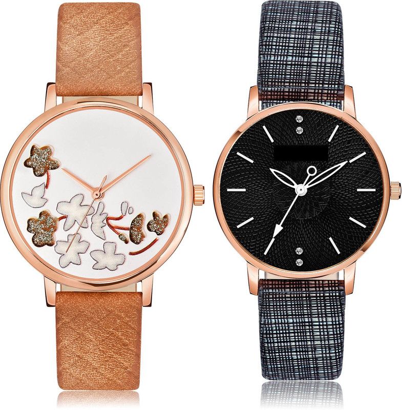 Analog Watch - For Girls Modern Rich 2 Watch Combo For Women And Girls - GM503-GM312