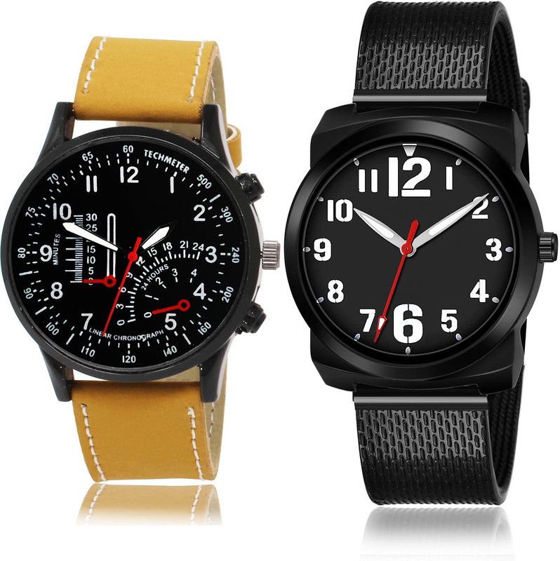 Analog Watch - For Men Latest Present 2 Watch Combo For Boys And Men - B42-(53-S-10)