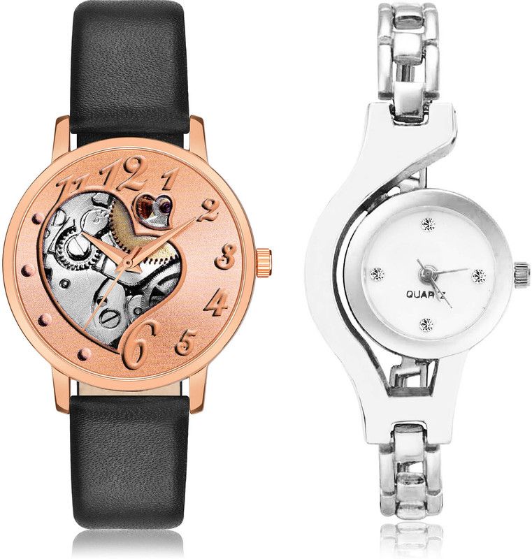 Analog Watch - For Girls New Analogue 2 Watch Combo For Women And Girls - GM371-G70