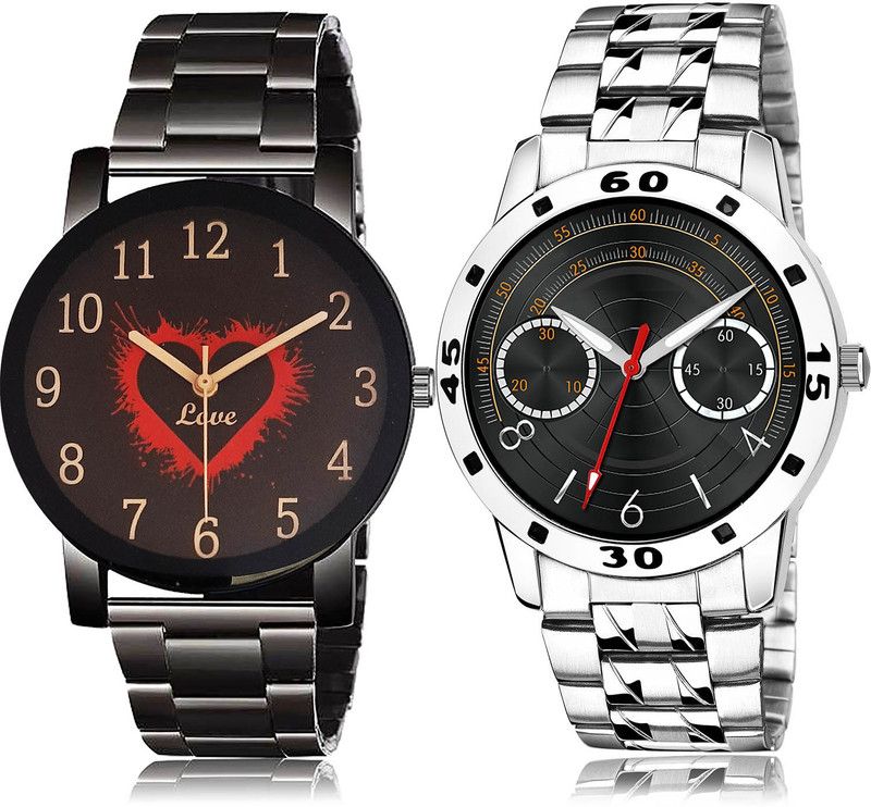 Analog Watch - For Men Brand New Designer 2 Watch Combo For Boys And Men - BCPL18-(67-S-19)