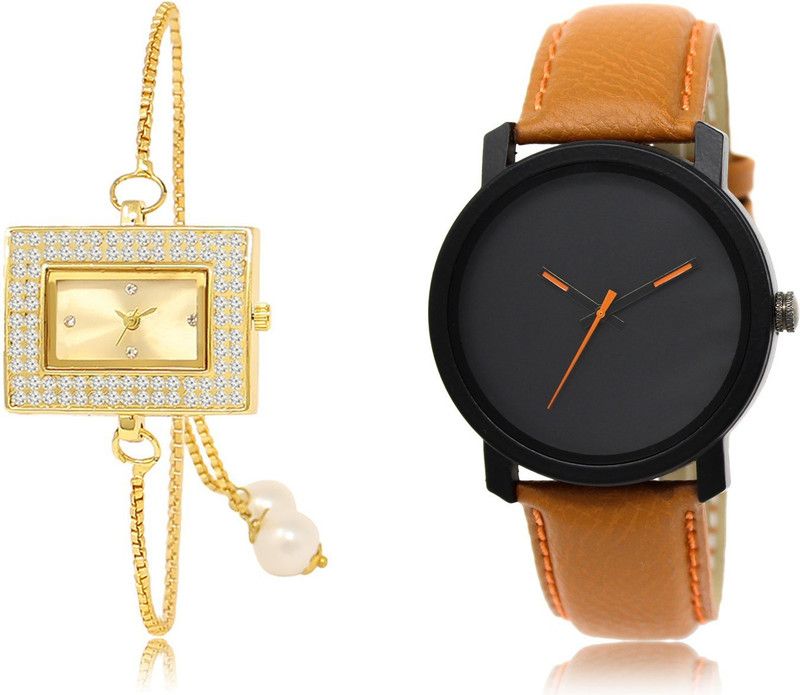 New Latest Designer Combo of 2 Analog Watch - For Couple LR247-LR20