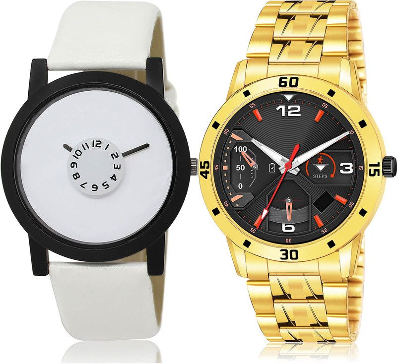 Analog Watch - For Men Latest 3D Design 2 Watch Combo For Boys And Men - BL46.26-(40-S-21)