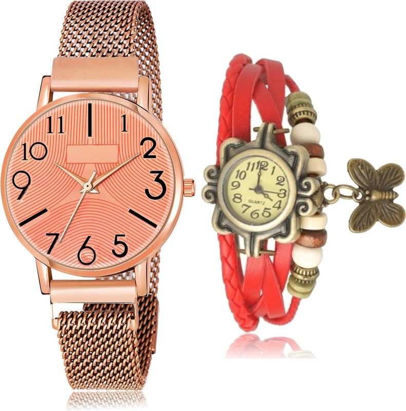 Analog Watch - For Women New Branded 2 Watch Combo For Women And Girls - GW58-G65