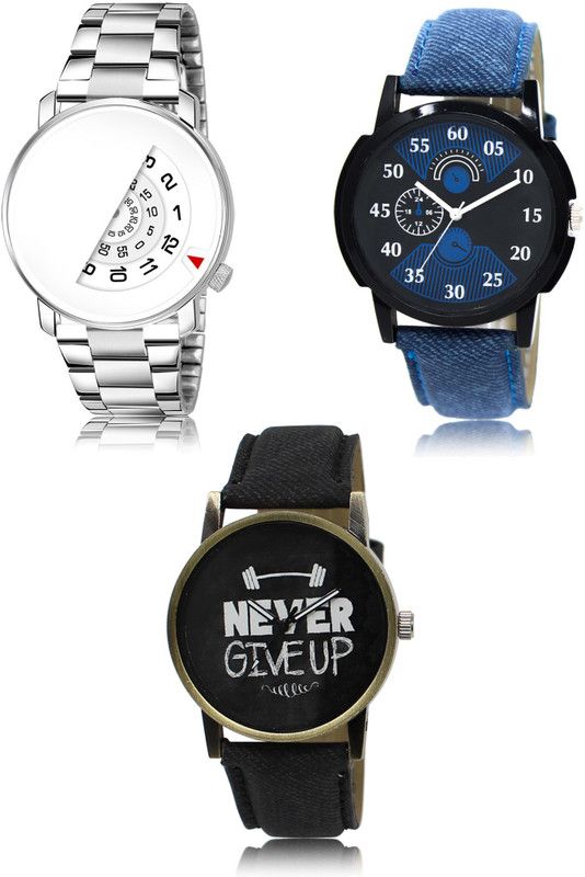 New latest Designer Combo of 3 Analog Watch - For Men 106-02-27
