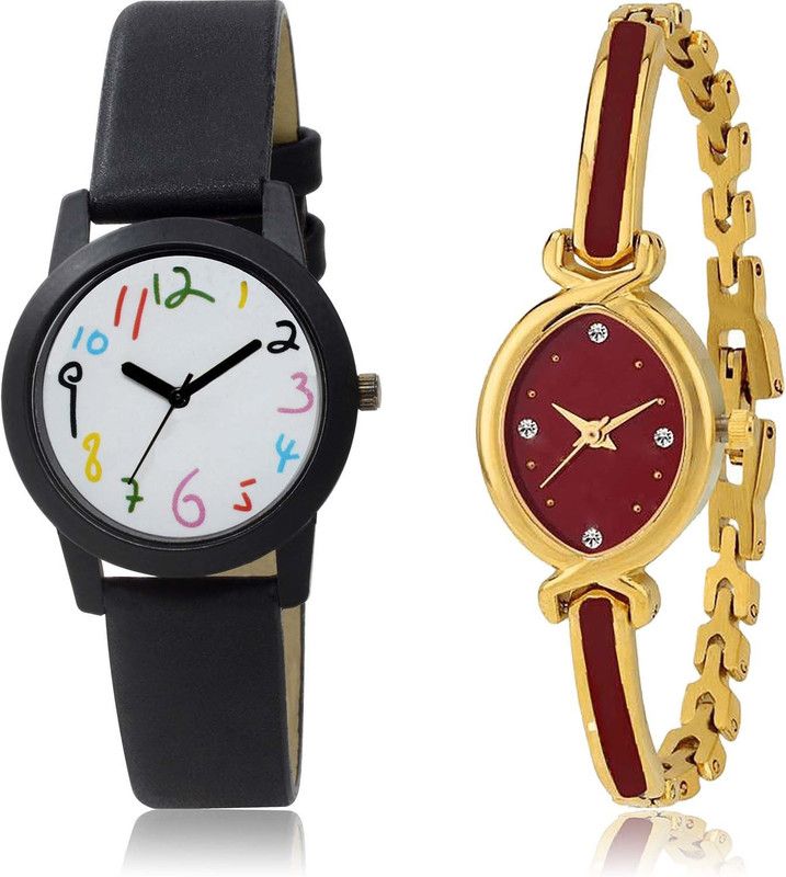 combo watch Analog Watch - For Women Brand New Quartz Combo Watch For Girls And Women - GO119-G122