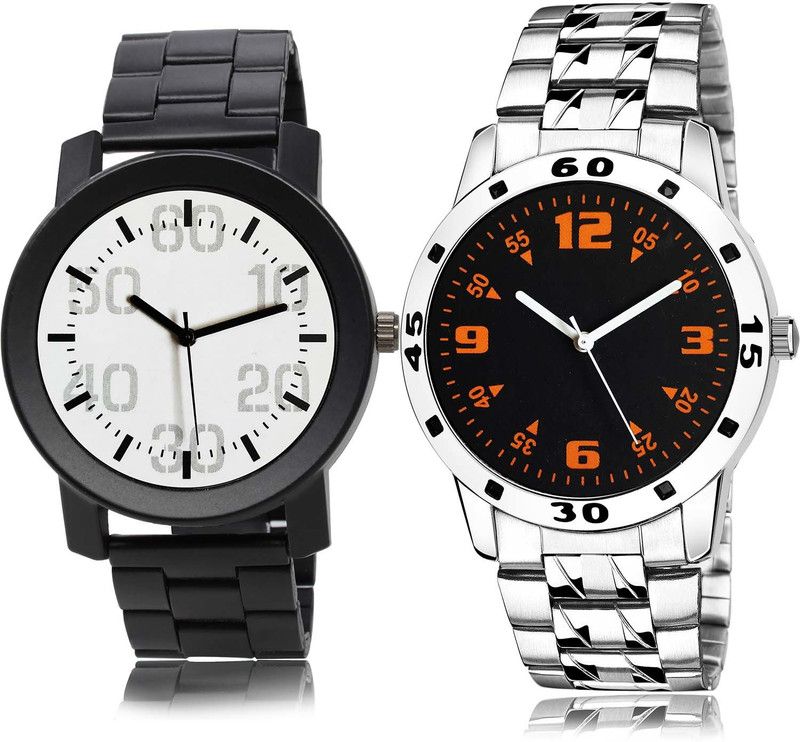 combo watch Analog Watch - For Men Modern Gift Chain Watch Watch - B674-B862 (Combo Of 2 )