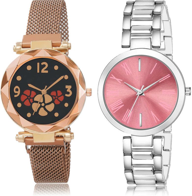 Analog Watch - For Women Brand New Fancy 2 Watch Combo For Women And Girls - G653-G604