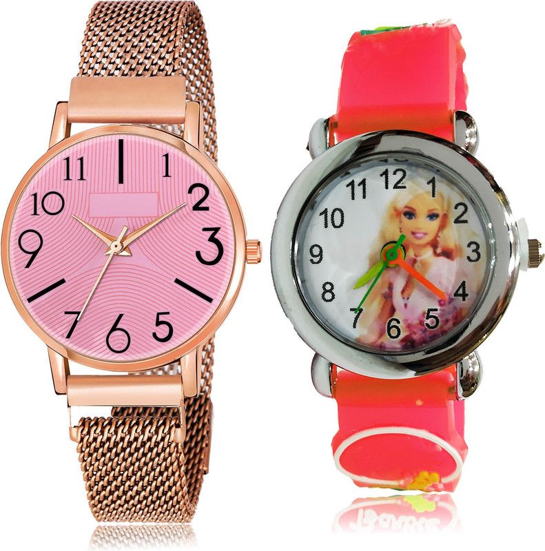 Analog Watch - For Women Modish Style 2 Watch Combo For Women And Girls - GW62-GC80
