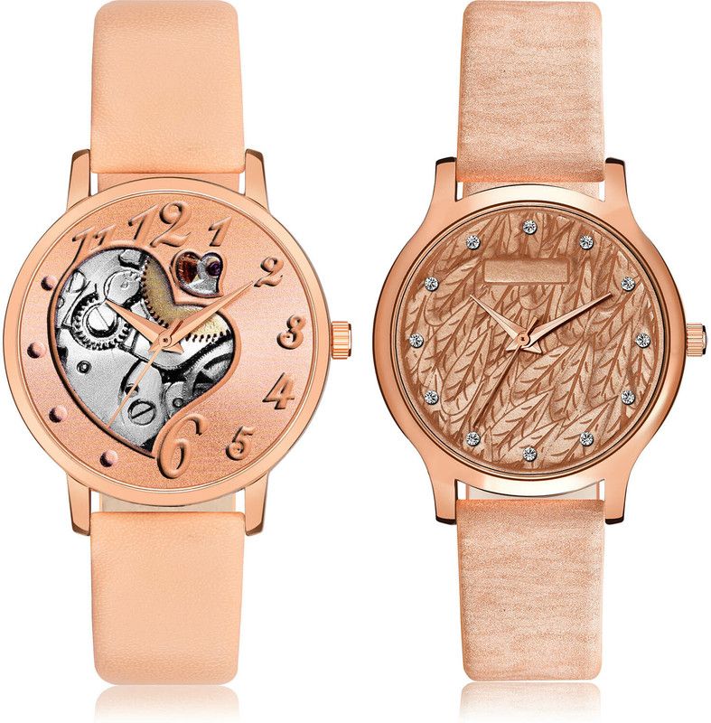 Analog Watch - For Girls Best Unique 2 Watch Combo For Women And Girls - GM374-GM334