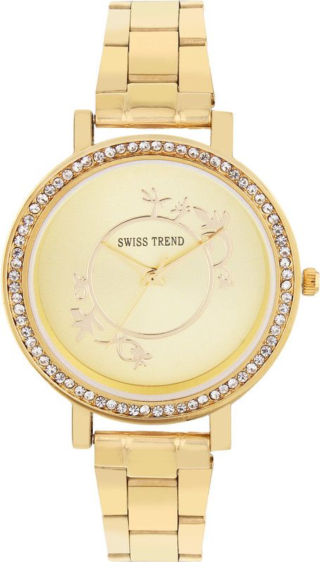 Exclusive Golden Analog Watch - For Girls ST2318