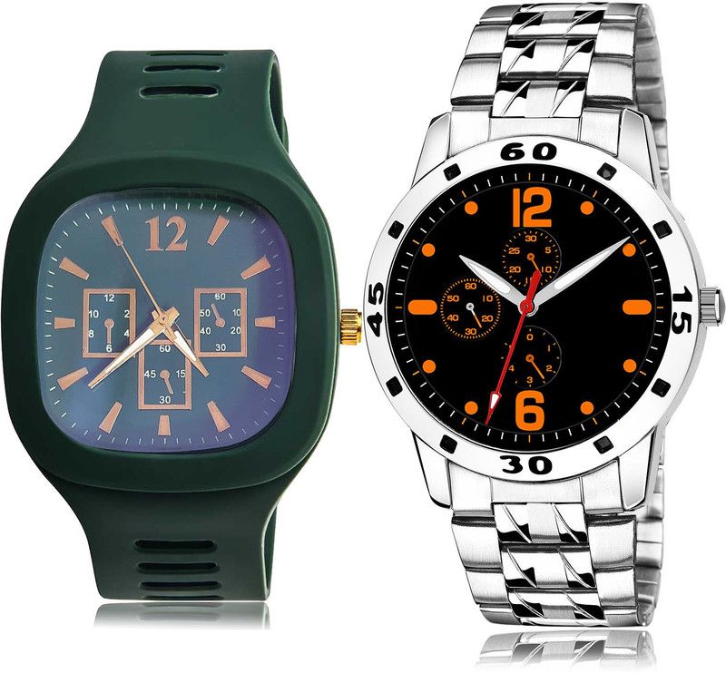 Analog Watch - For Men Contemporary Unique 2 Watch Combo For Boys And Men - BC47-(70-S-19)