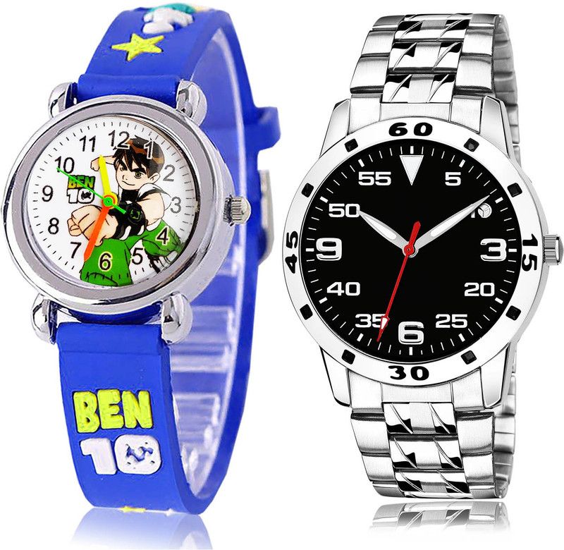 Analog Watch - For Boys Brand New Quartz 2 Watch Combo For Boys And Men - BK88-(75-S-19)