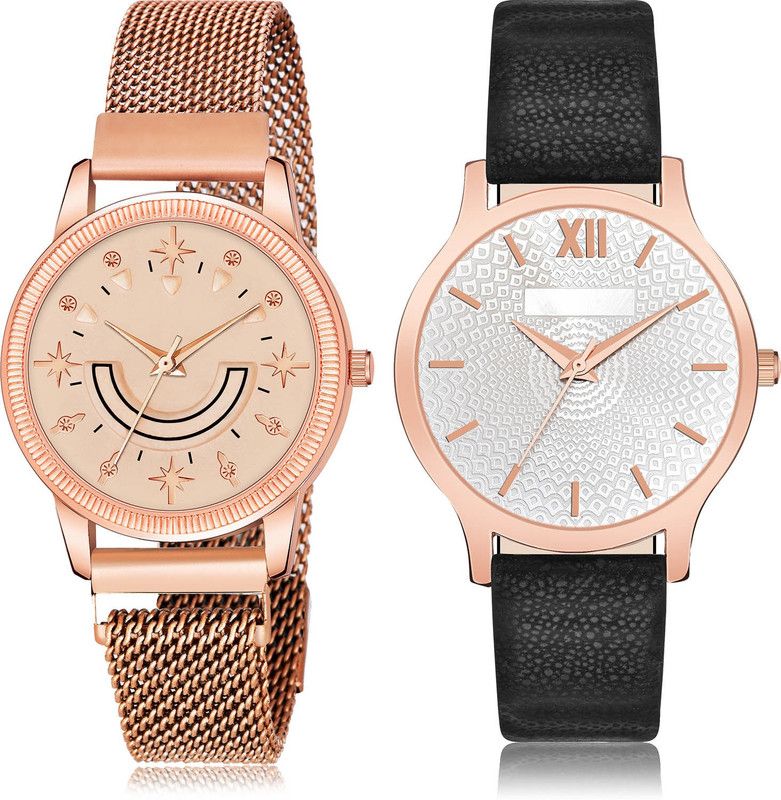 Analog Watch - For Women New Designer 2 Watch Combo For Women And Girls - GW68-GM341
