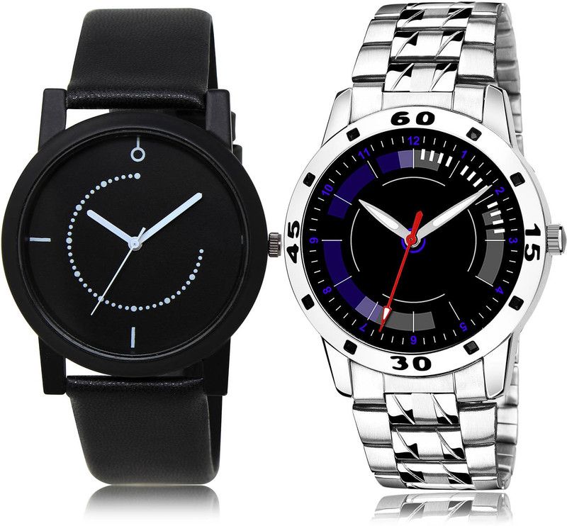 Analog Watch - For Men Modish Branded 2 Watch Combo For Boys And Men - BL46.49-(44-S-19)
