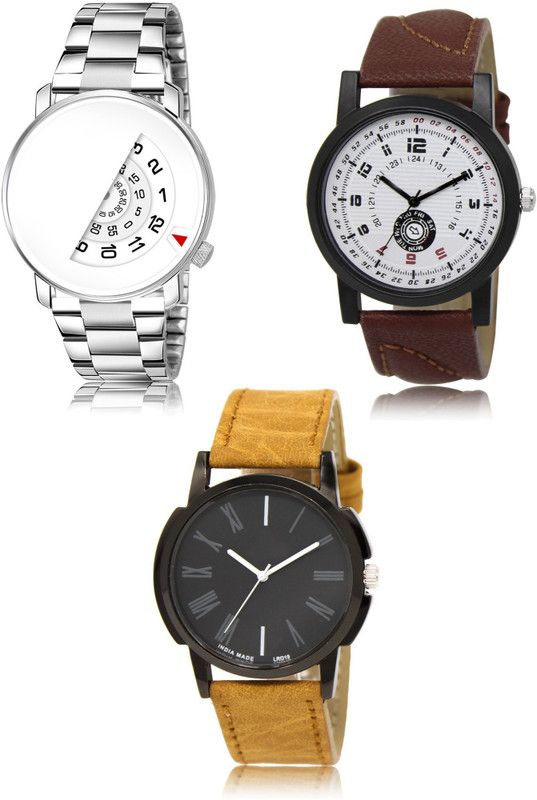 New latest Designer Combo of 3 Hybrid Smartwatch Watch - For Men 106-11-19