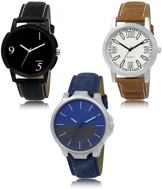 New latest Designer Combo of 3 Analog Watch - For Men LR-06-15-24