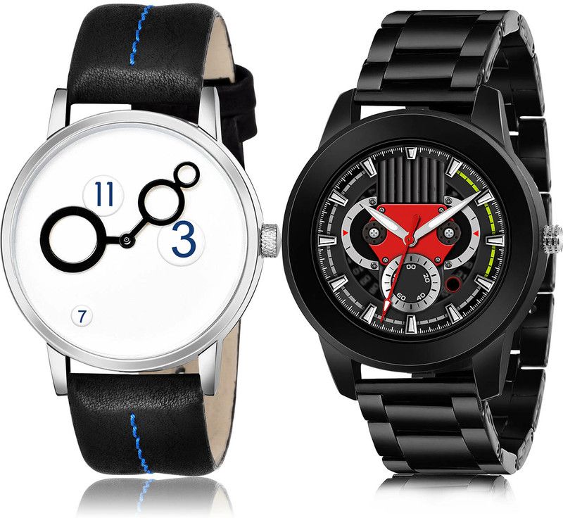 Analog Watch - For Men Latest Chronograph 2 Watch Combo For Boys And Men - BM11-(29-S-20)