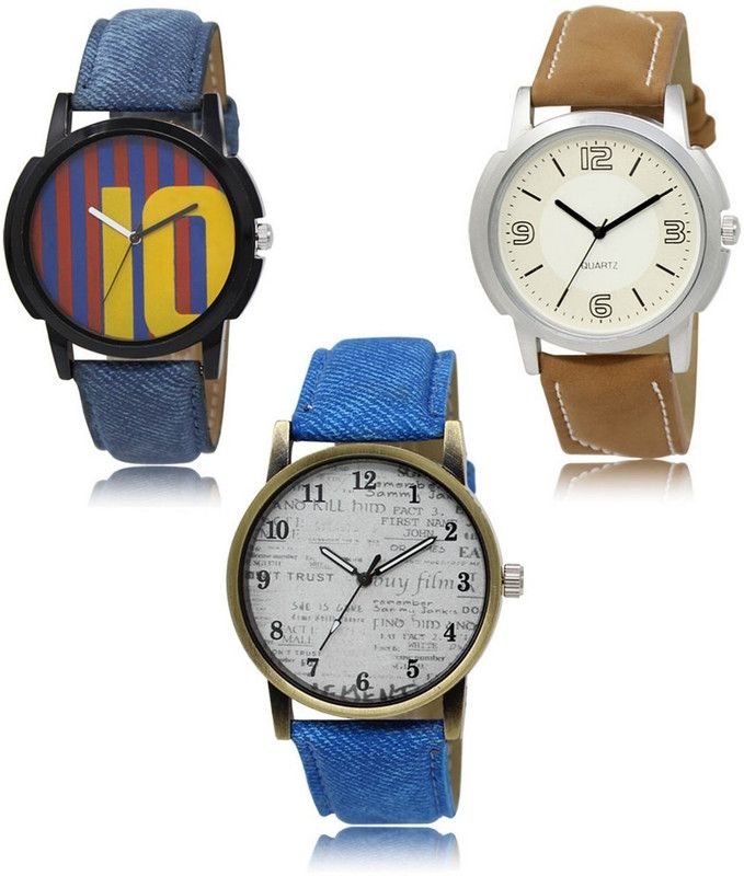 New latest Designer Combo of 3 Analog Watch - For Men LR-10-16-28