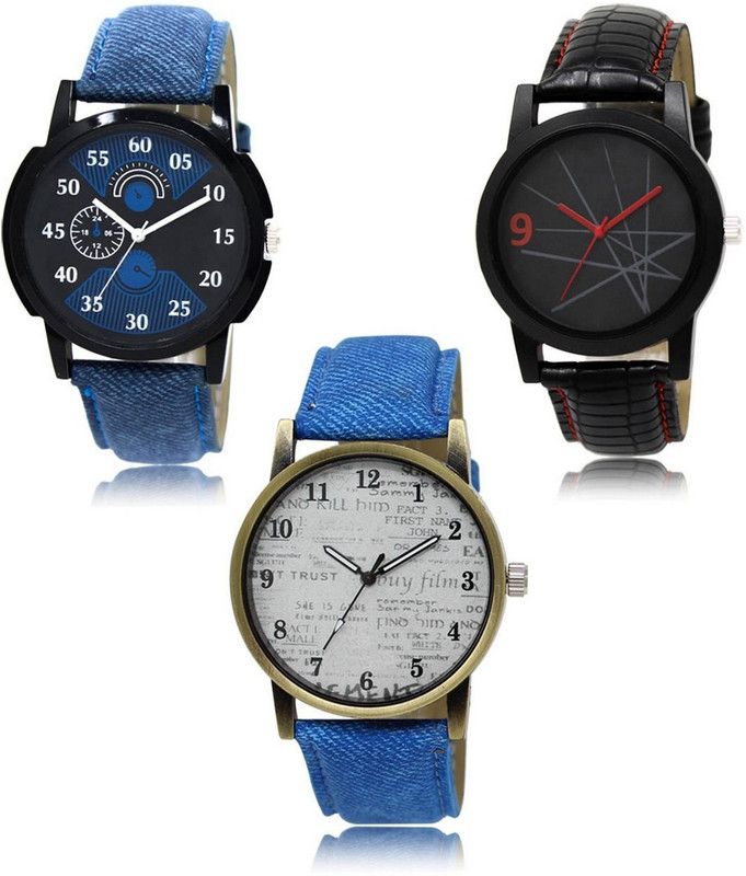 New latest Designer Combo of 3 Analog Watch - For Men LR-02-08-28