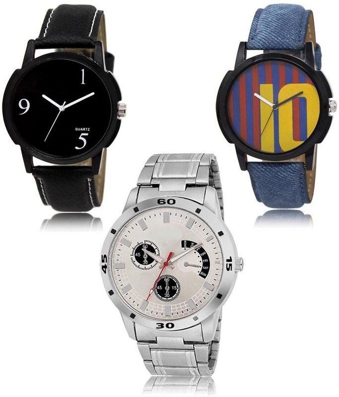 New latest Designer Combo of 3 Analog Watch - For Men LR-06-10-101