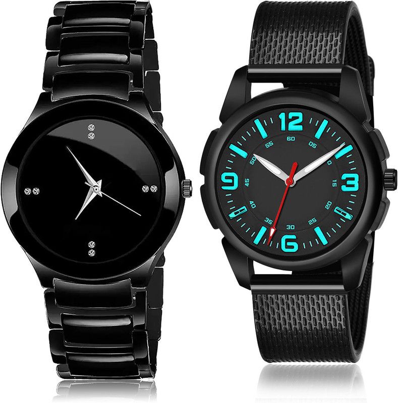 Analog Watch - For Men Latest Italian Designer 2 Watch Combo For Boys And Men - B67-(46-S-10)
